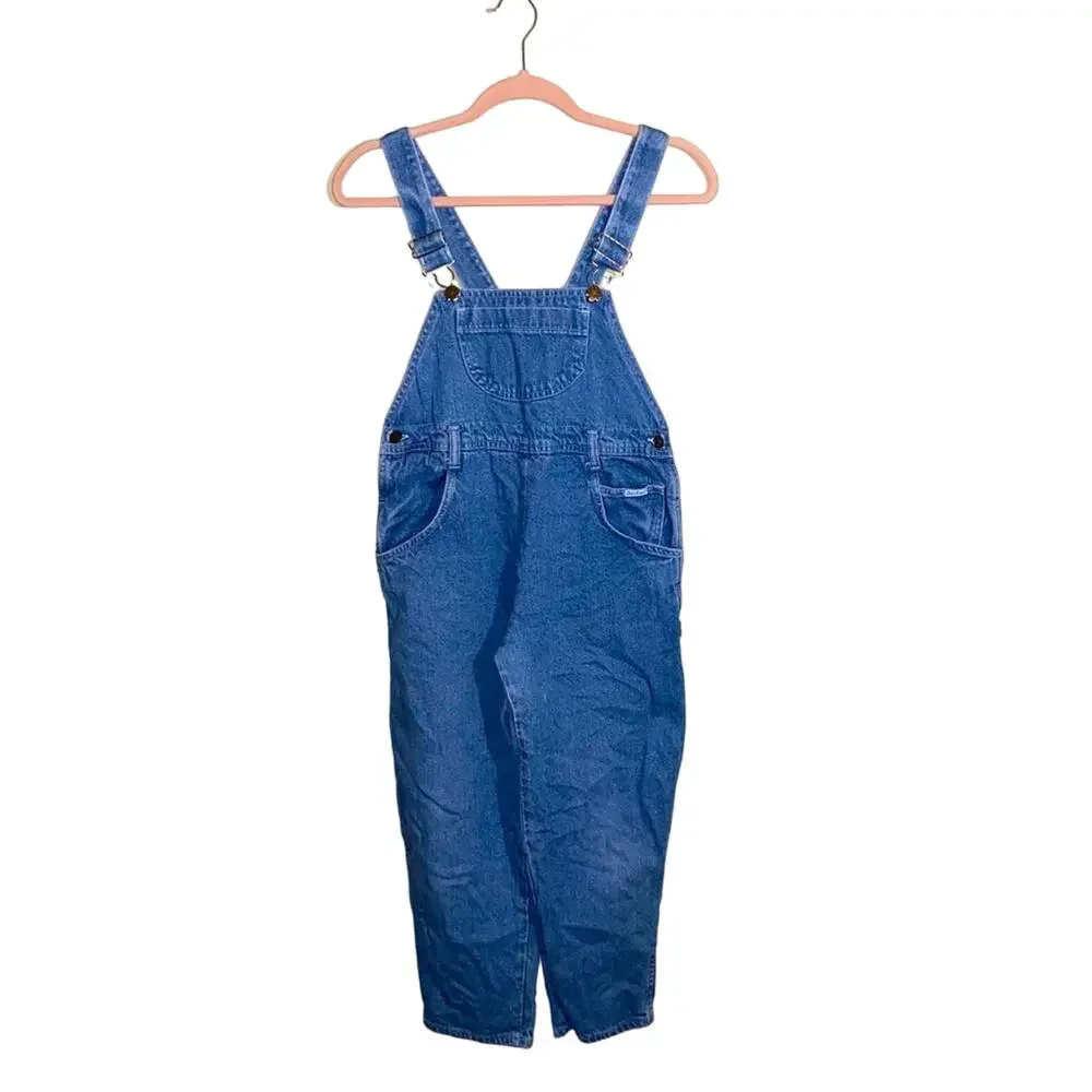 VNTG OSHKOSH light wash overalls size 10